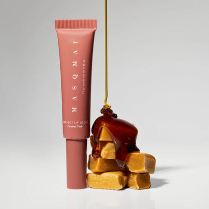Masqmai perfect lip gloss Caramel Nude