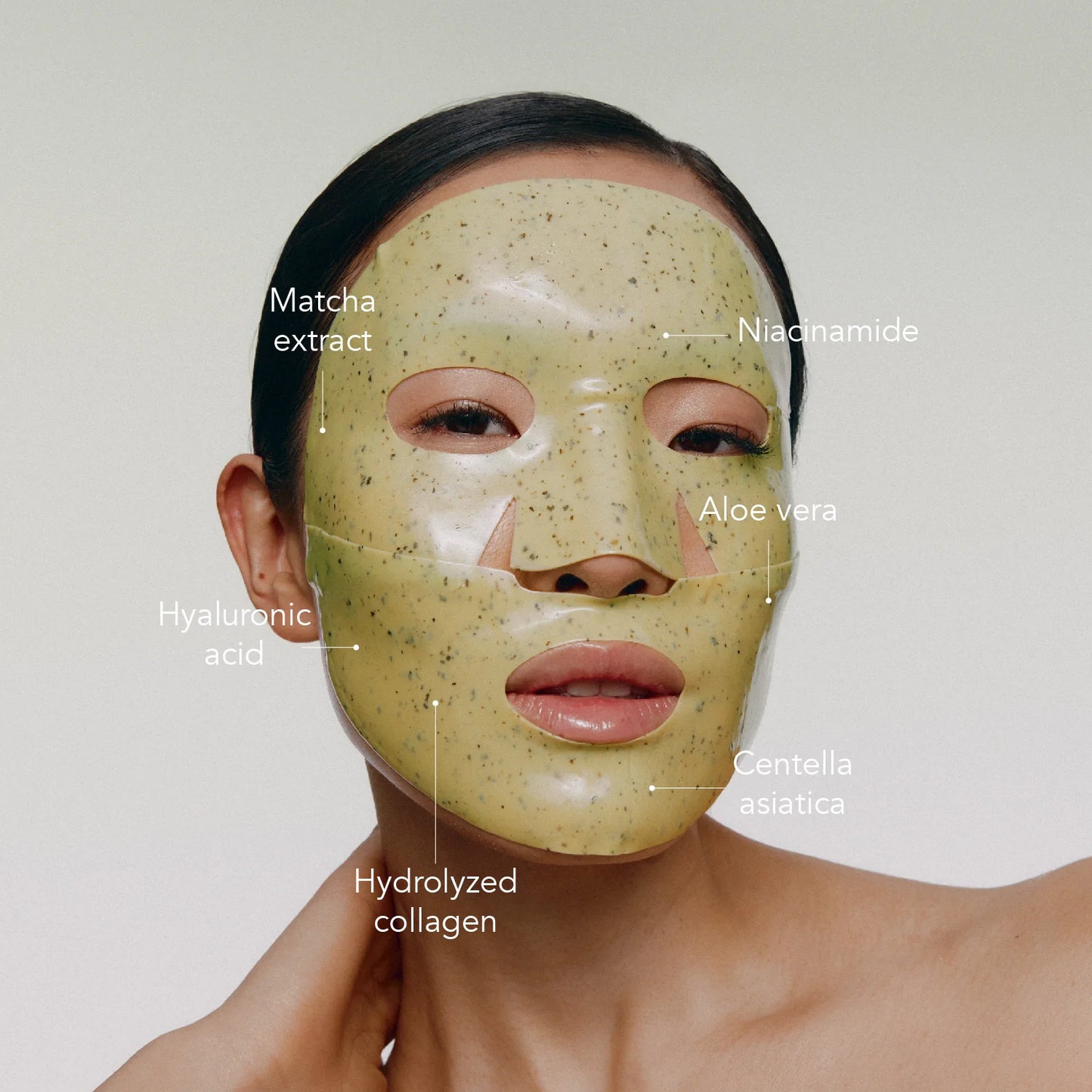 Masqmai matcha calming mask