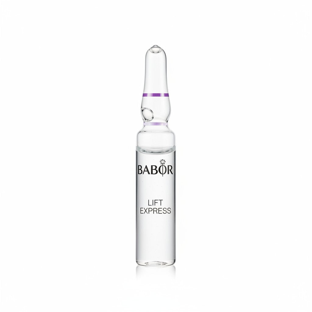 BABOR Lift Express ampoule serum for instant skin firming and lifting effect up to 6 hours.