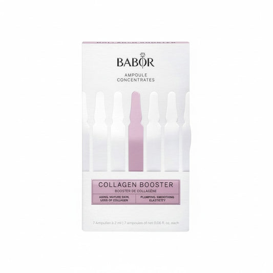 Evidfit BABOR Collagen Booster ampoules for aging skin, promotes collagen, improves elasticity and reduces wrinkles.