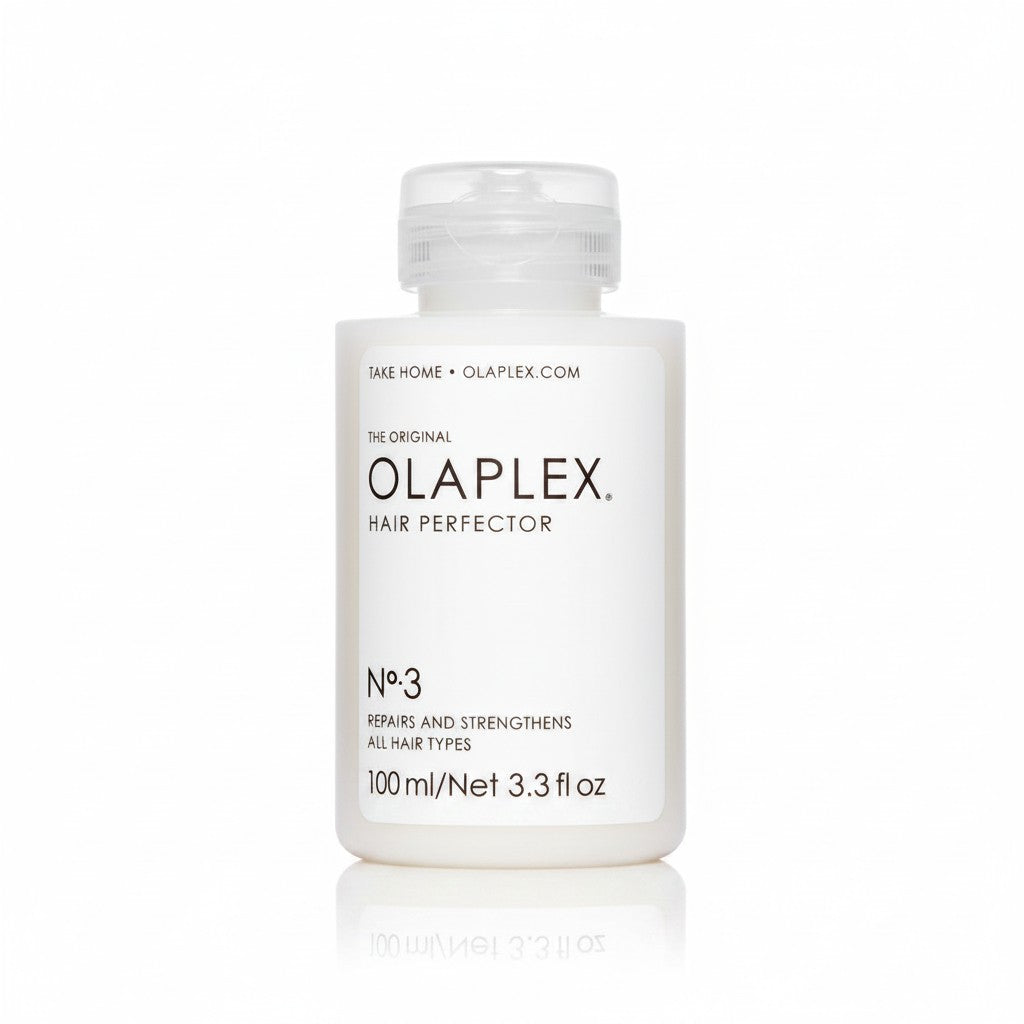 Evidfit Olaplex No.3 Hair Perfector 100ml bottle, a hair treatment that repairs and strengthens all hair types.