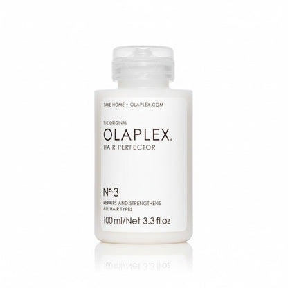 Evidfit Olaplex No.3 Hair Perfector 100ml bottle, a hair treatment that repairs and strengthens all hair types.
